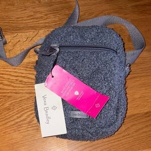 Vera Bradley Textured Charcoal Crossbody Bag